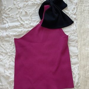 Zara top with bow